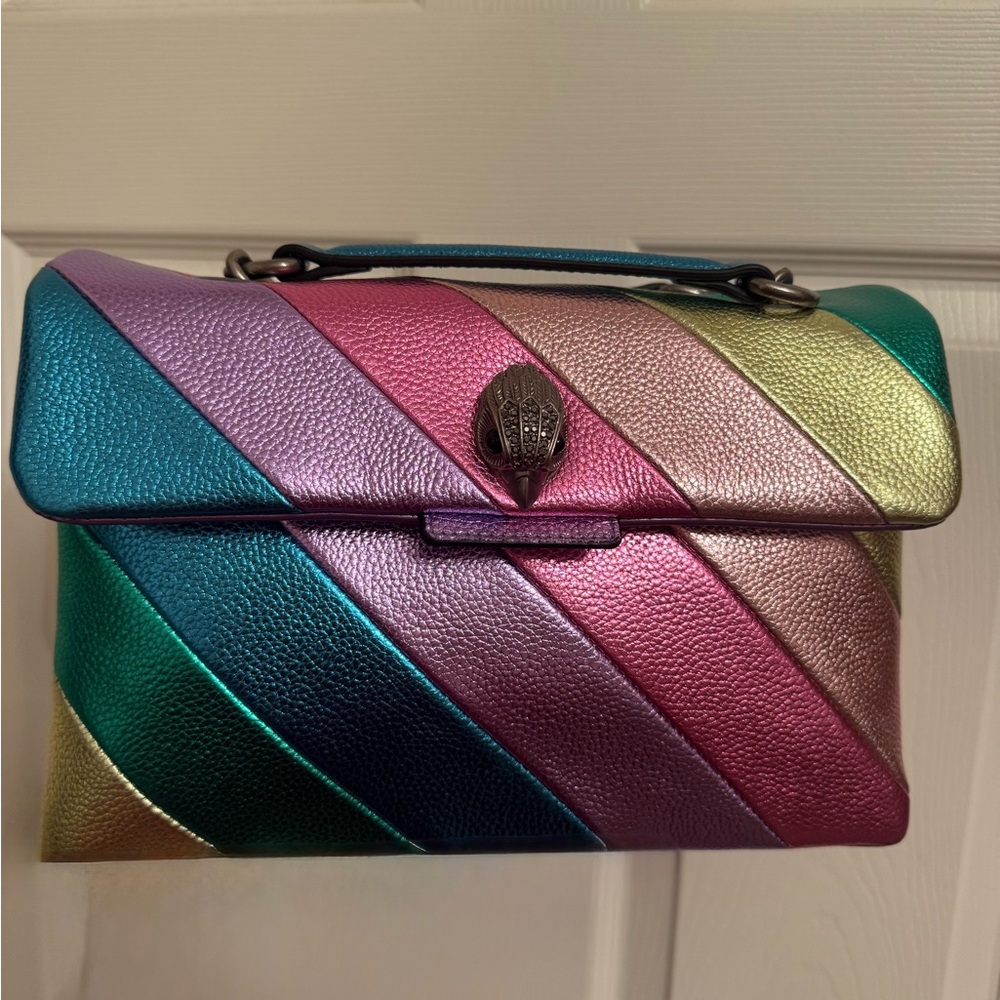 Kurt Geiger Rainbow Striped large Kensington